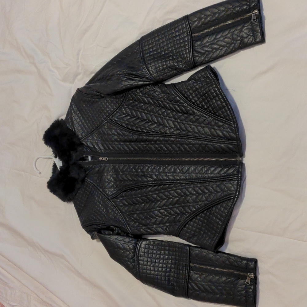 Moda International leather jacket